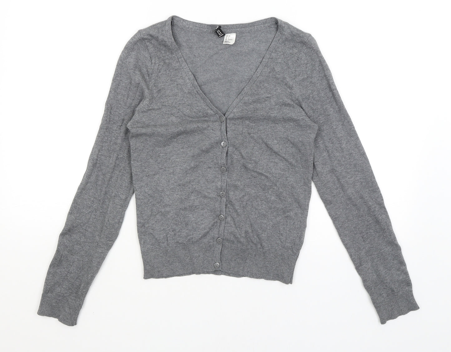 Divided Womens Grey   Cardigan Jumper Size 10