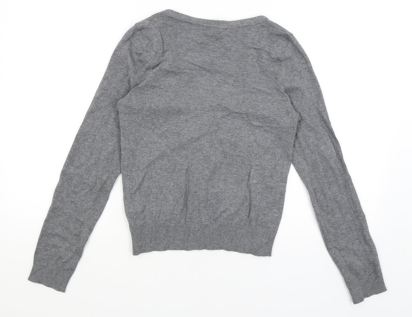 Divided Womens Grey   Cardigan Jumper Size 10