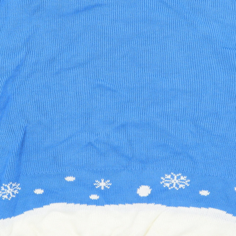 Liberty Mens Blue   Pullover Jumper Size M  - Penguin