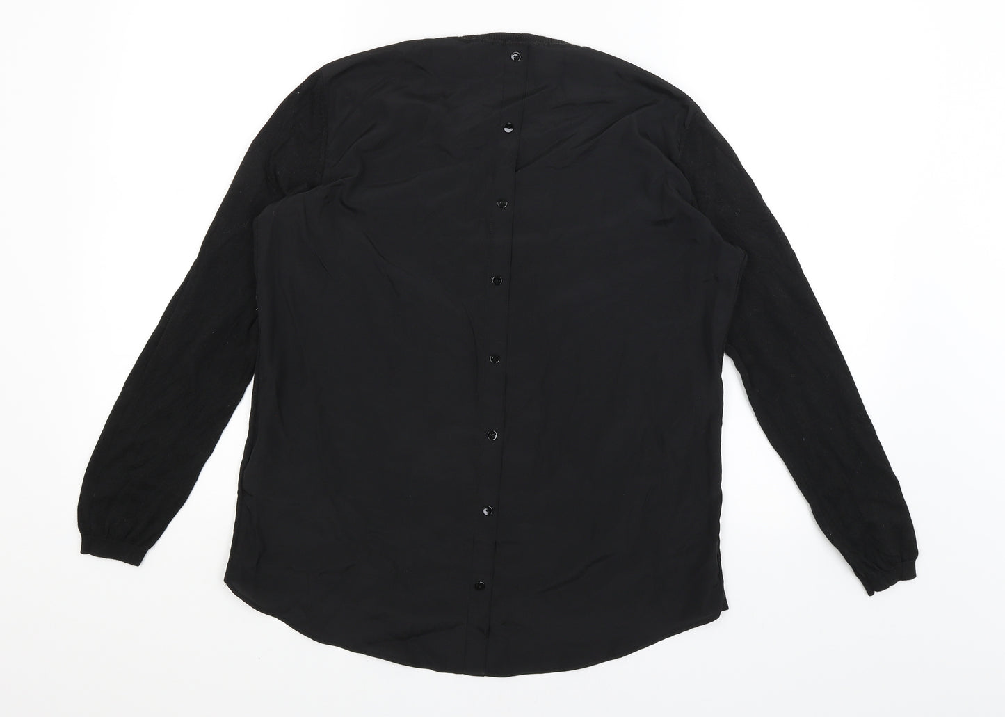 Espirit Womens Black   Basic Blouse Size S