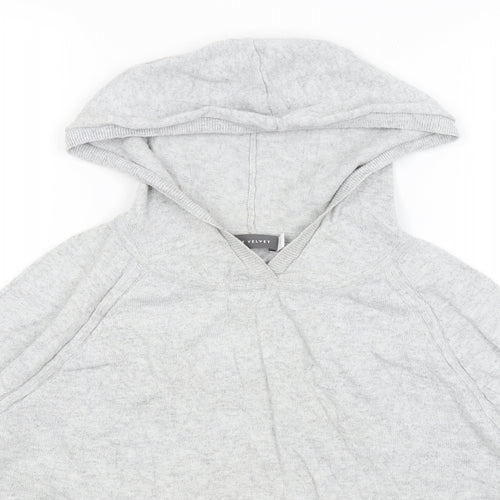 Mint Velvet Womens Grey   Pullover Hoodie Size XS
