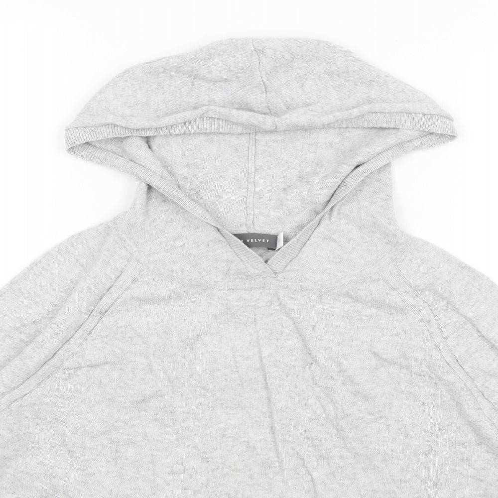 Mint Velvet Womens Grey   Pullover Hoodie Size XS