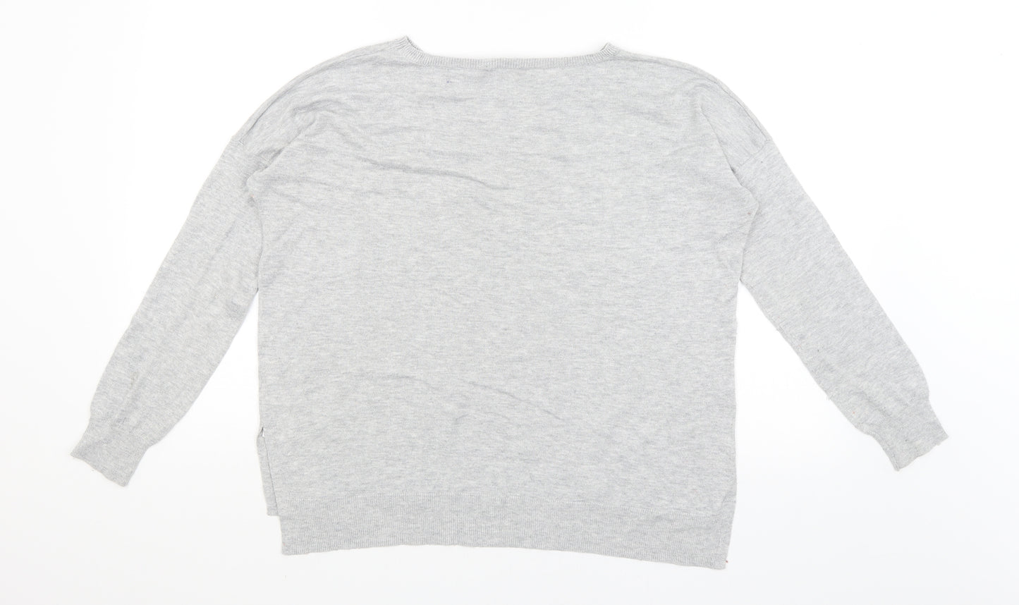 Oasis Womens Grey   Pullover Jumper Size S