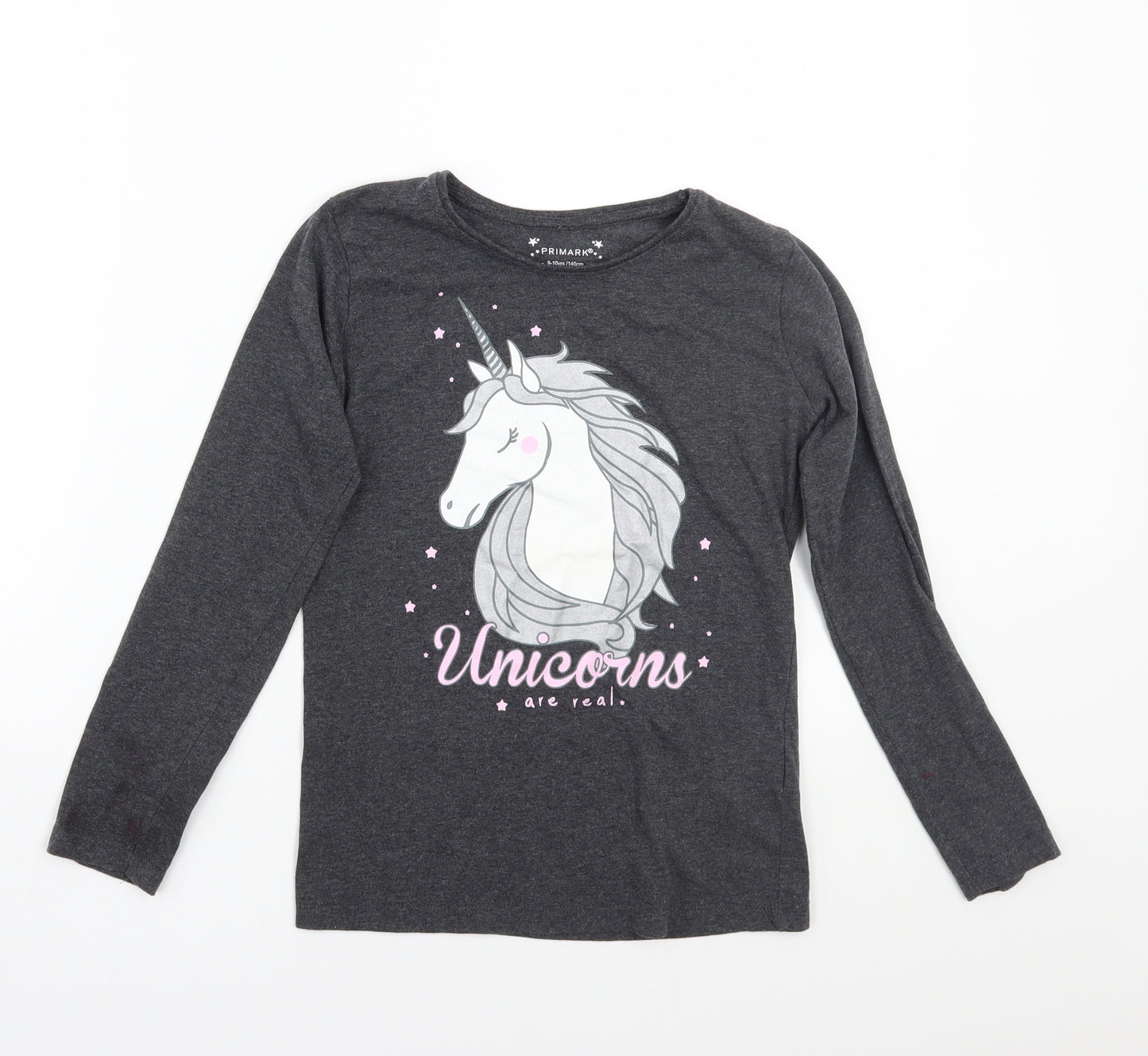 Primark Girls Green   Basic T-Shirt Size 9-10 Years