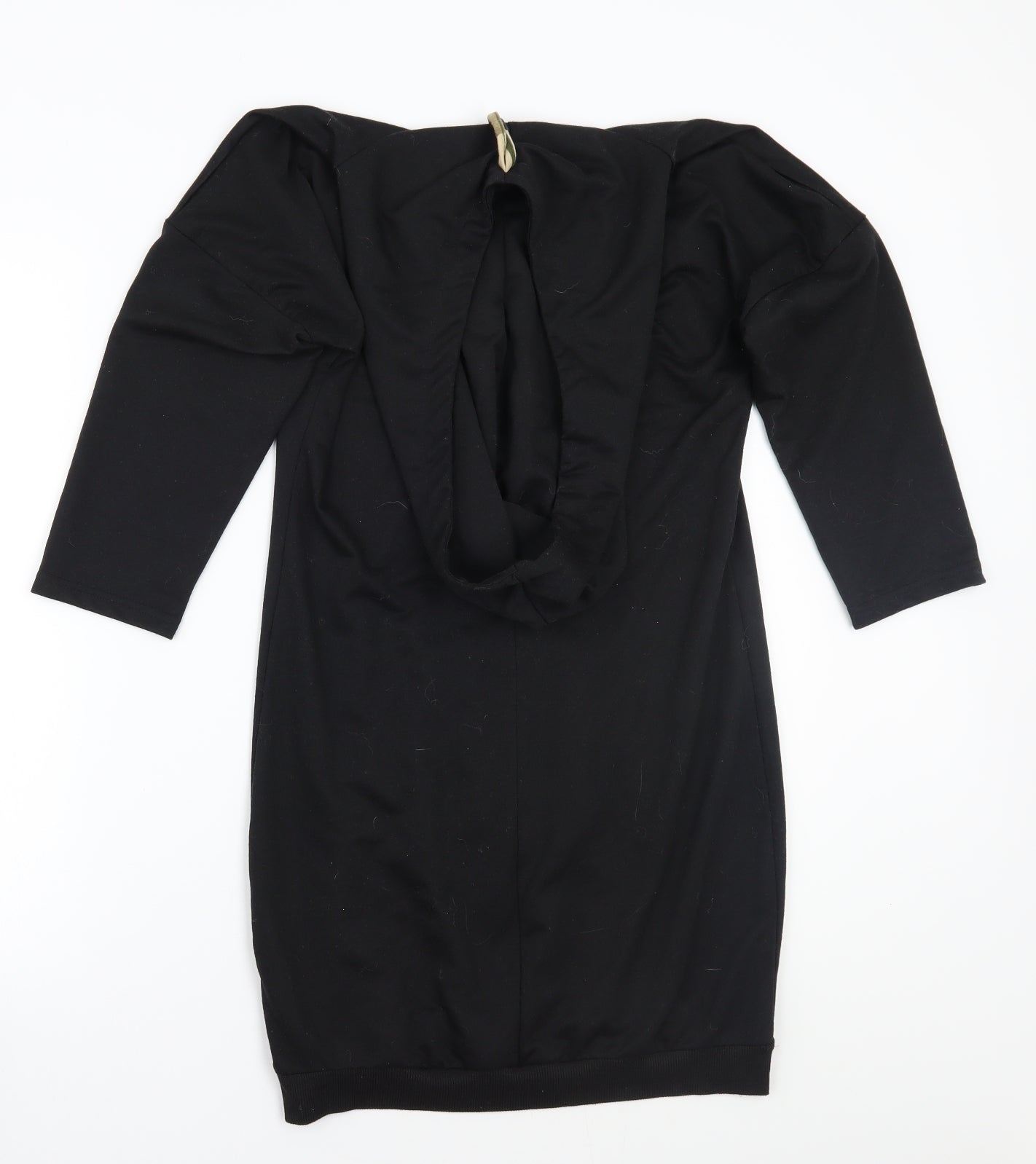 Preworn Womens Black   Pullover Hoodie Size S