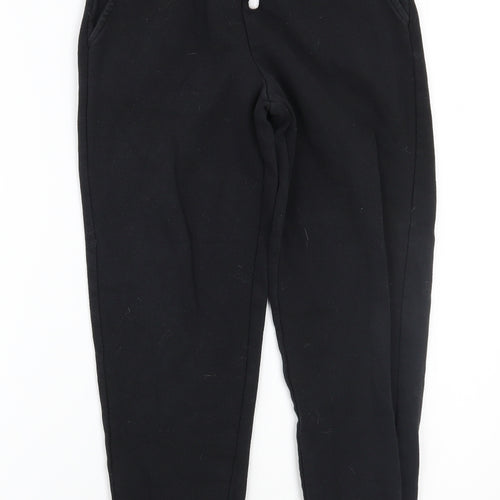 George Girls Black   Sweatpants Trousers Size 10-11 Years