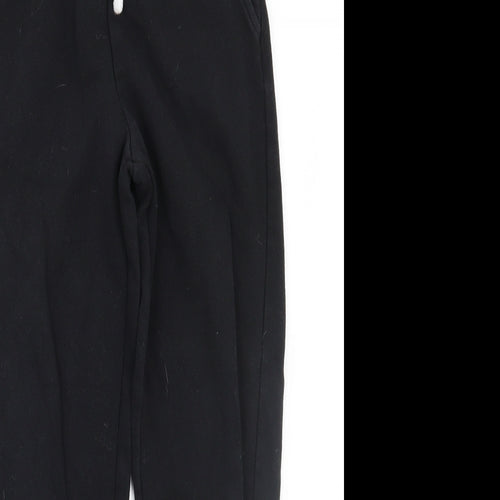 George Girls Black   Sweatpants Trousers Size 10-11 Years