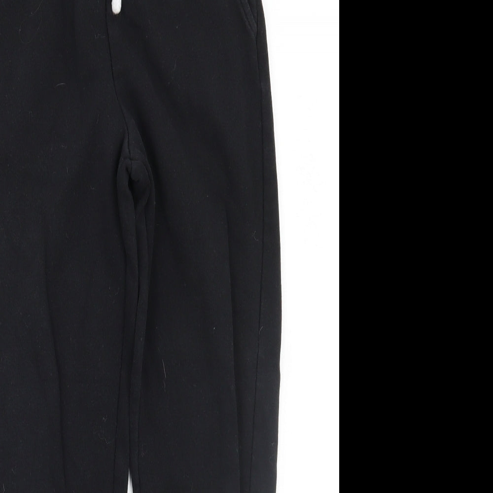 George Girls Black   Sweatpants Trousers Size 10-11 Years