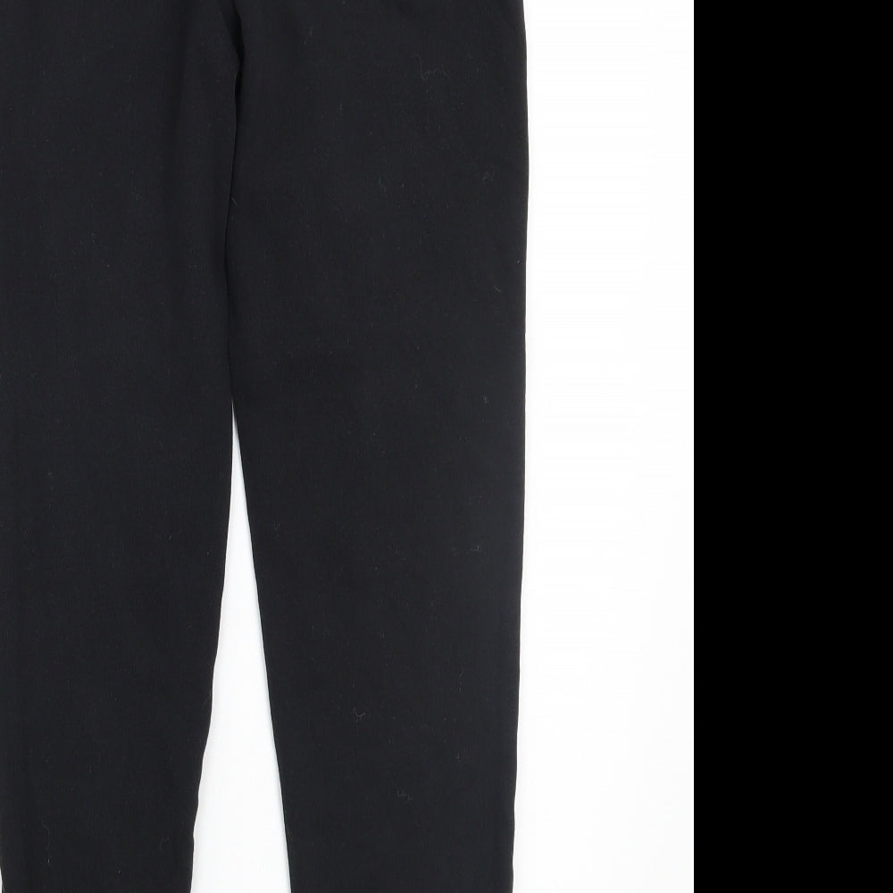 George Girls Black   Sweatpants Trousers Size 10-11 Years