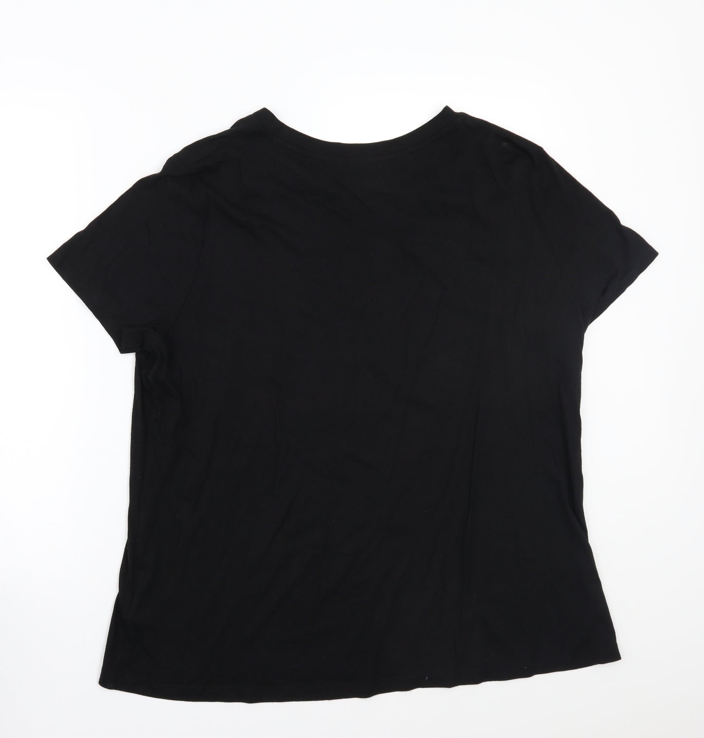 Looney Tunes Womens Black   Basic T-Shirt Size 18