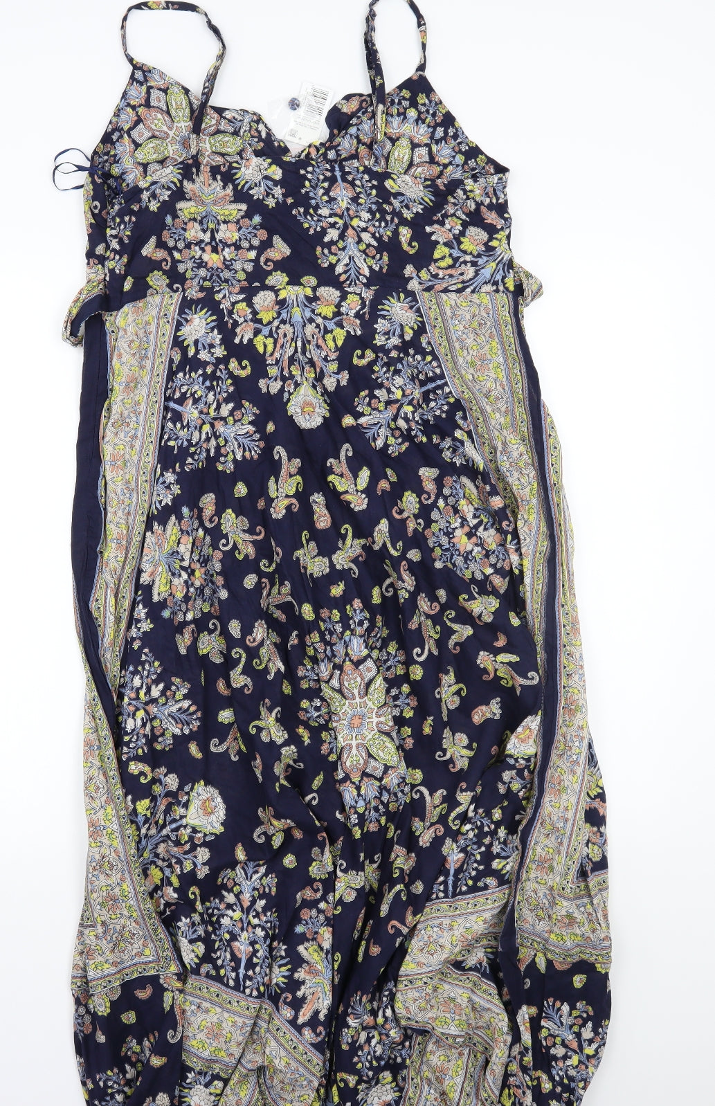 F&F Womens Blue Paisley  A-Line  Size 18