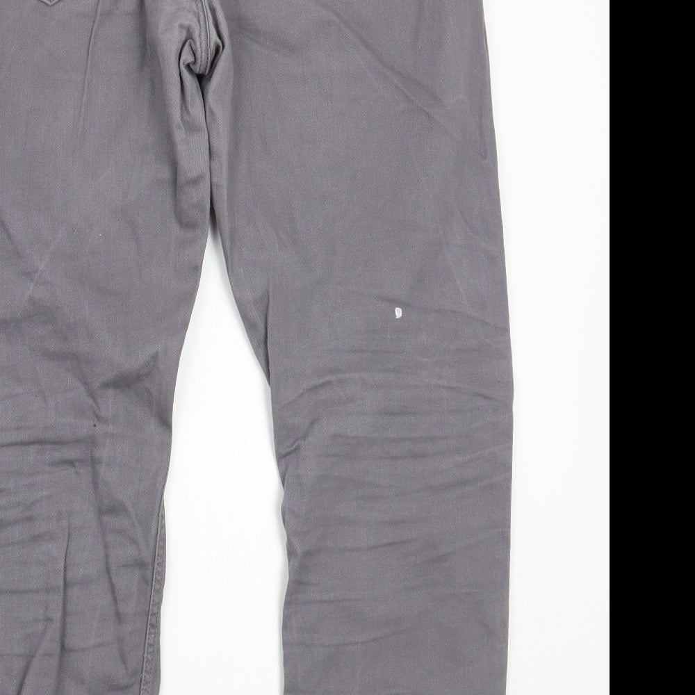 Denim & Co. Mens Grey   Straight Jeans Size 38 L29 in