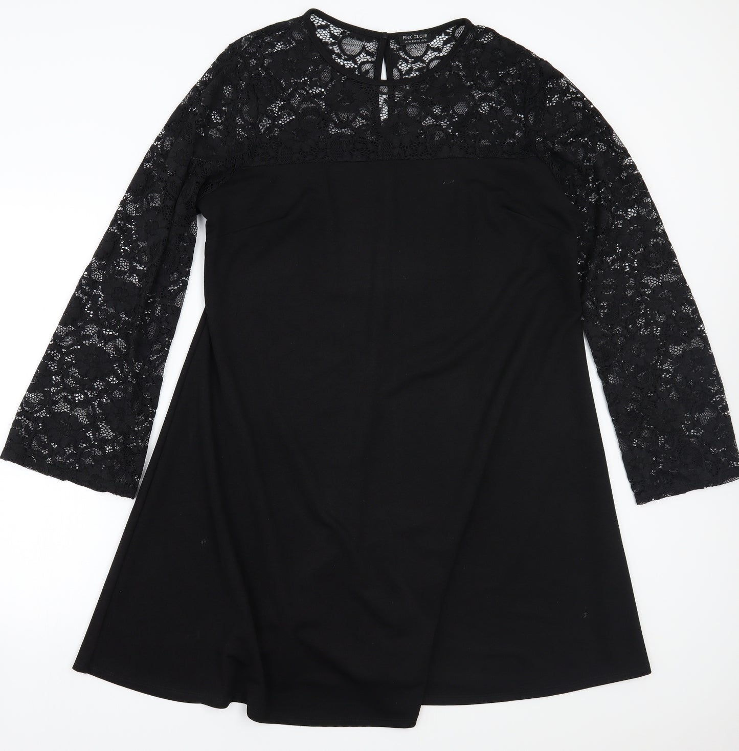 Pink clove Womens Black   Basic T-Shirt Size 18