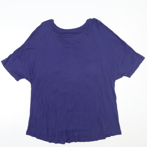 TU Womens Blue   Basic T-Shirt Size 18