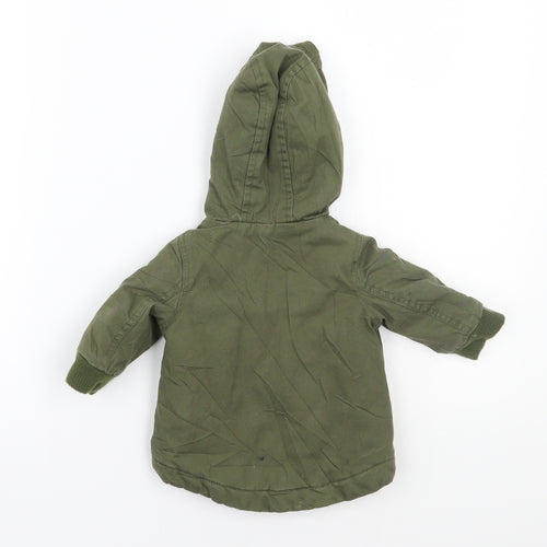 Baby Boys Green   Jacket Coat Size 0-3 Months