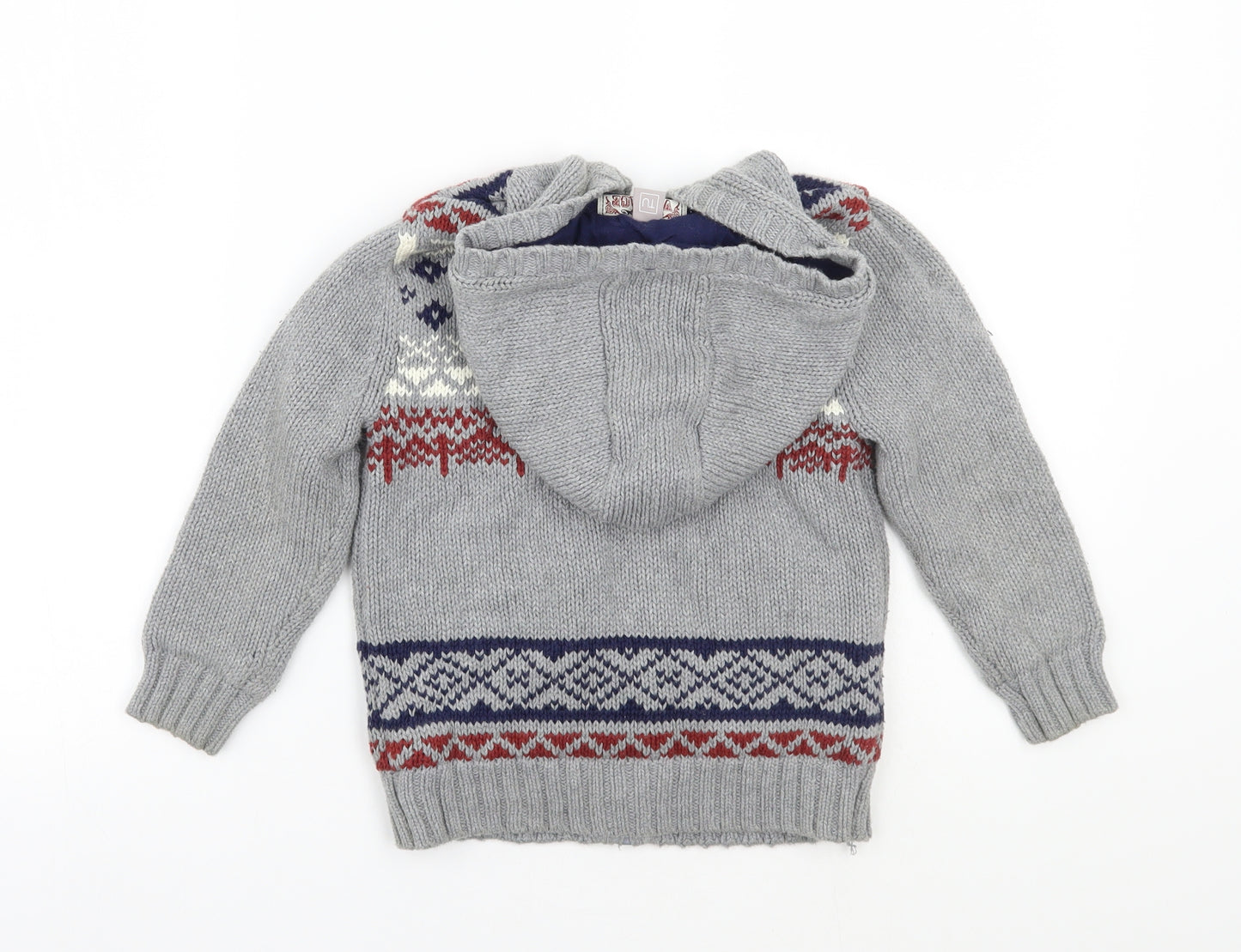 TU Boys Grey   Jacket Coatigan Size 5 Years