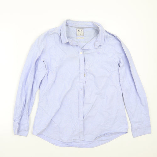 Crew Clothing Mens Blue    Button-Up Size 16