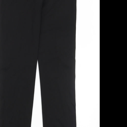 George Girls Black  Ramie Jegging Trousers Size 13 Years