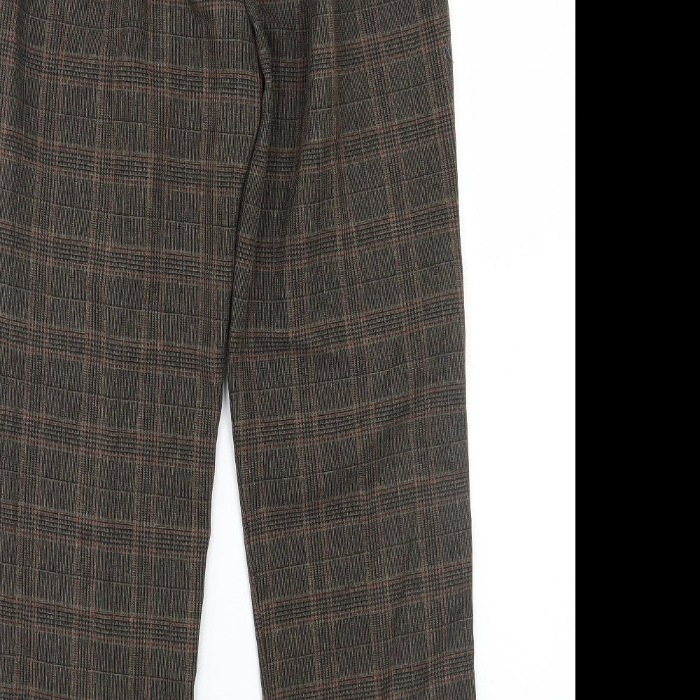 Preworn Womens Brown   Trousers  Size 12 L28 in
