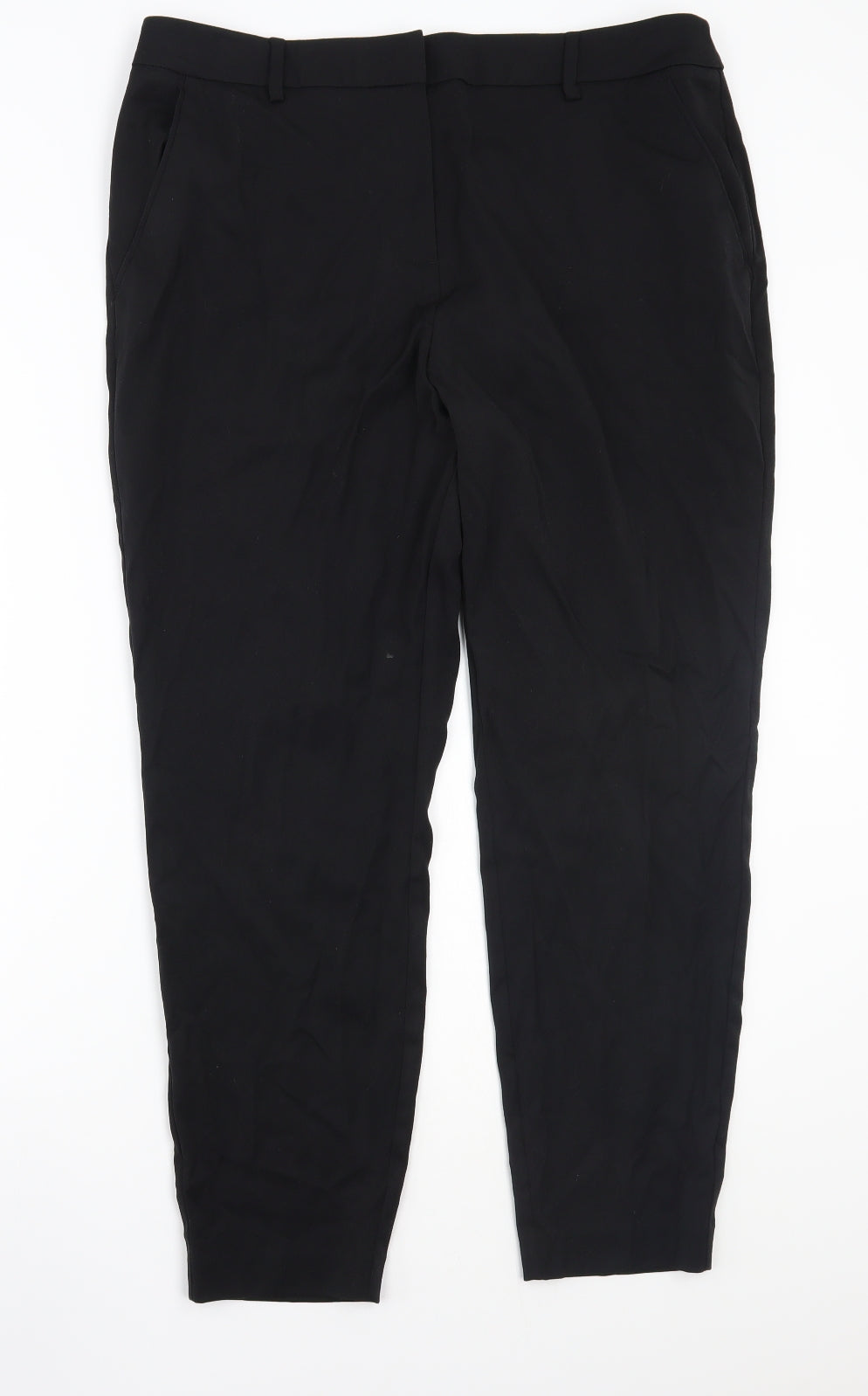 TU Womens Black   Trousers  Size 16 L26 in