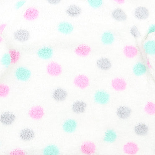 Adore Womens White Polka Dot  Top Pyjama Top Size S