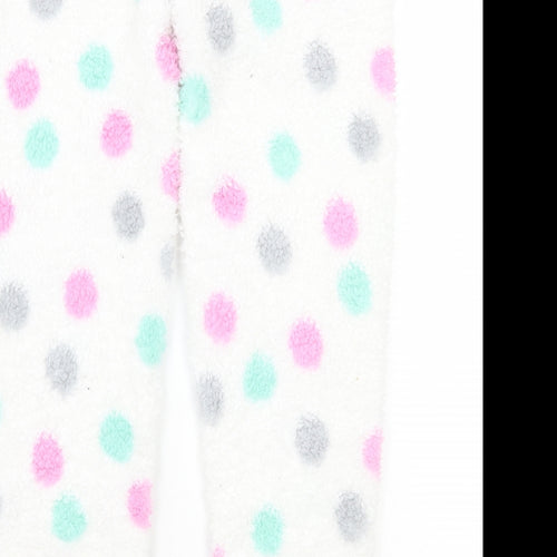 Adore Womens White Polka Dot  Sweatpants Trousers Size S L26 in