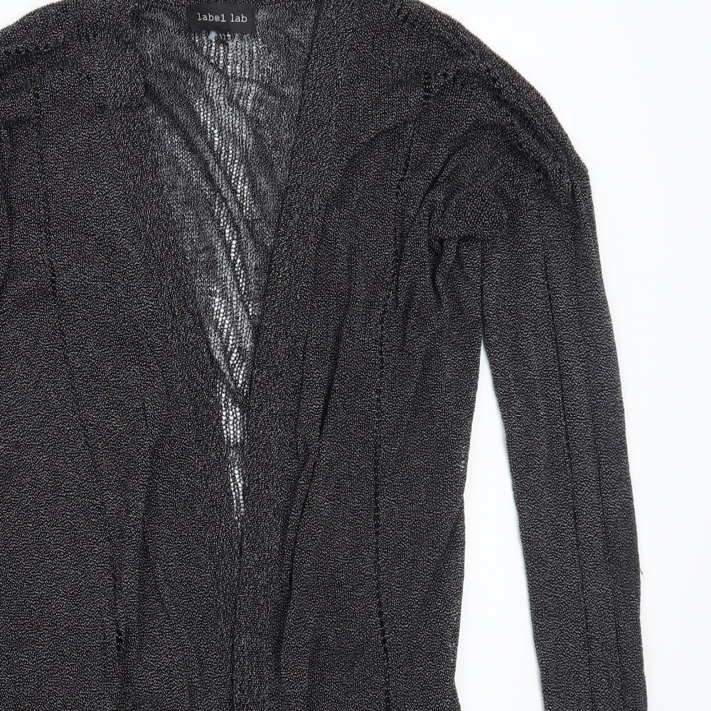 Label Lab Womens Black   Cardigan Jumper Size 12
