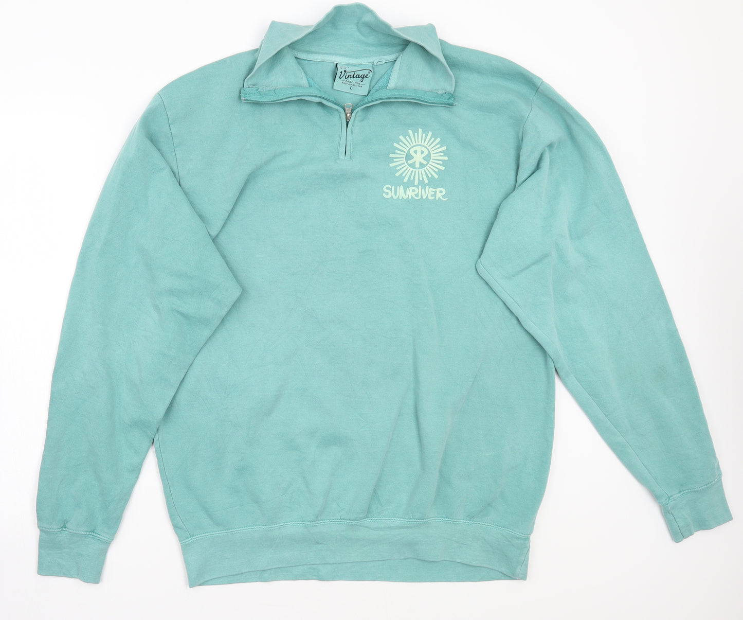 Vintage Mens Green   Pullover Jumper Size L