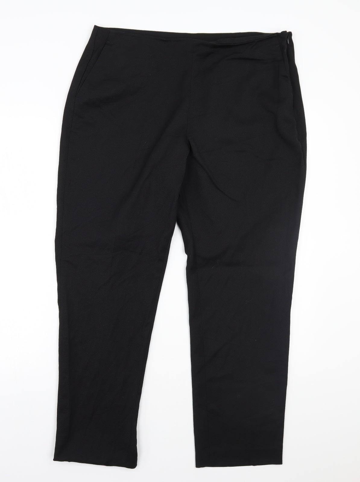Jaeger Womens Black   Trousers  Size 16 L28 in