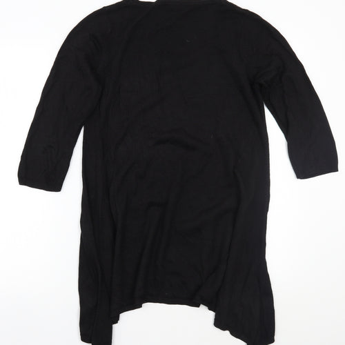 Papaya Womens Black   Basic T-Shirt Size 8