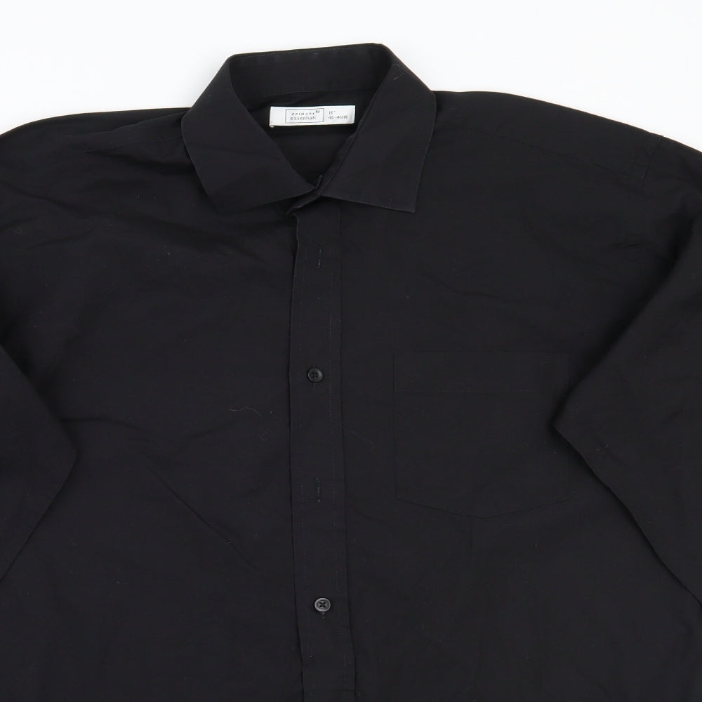Primark Womens Black   Basic Button-Up Size 16