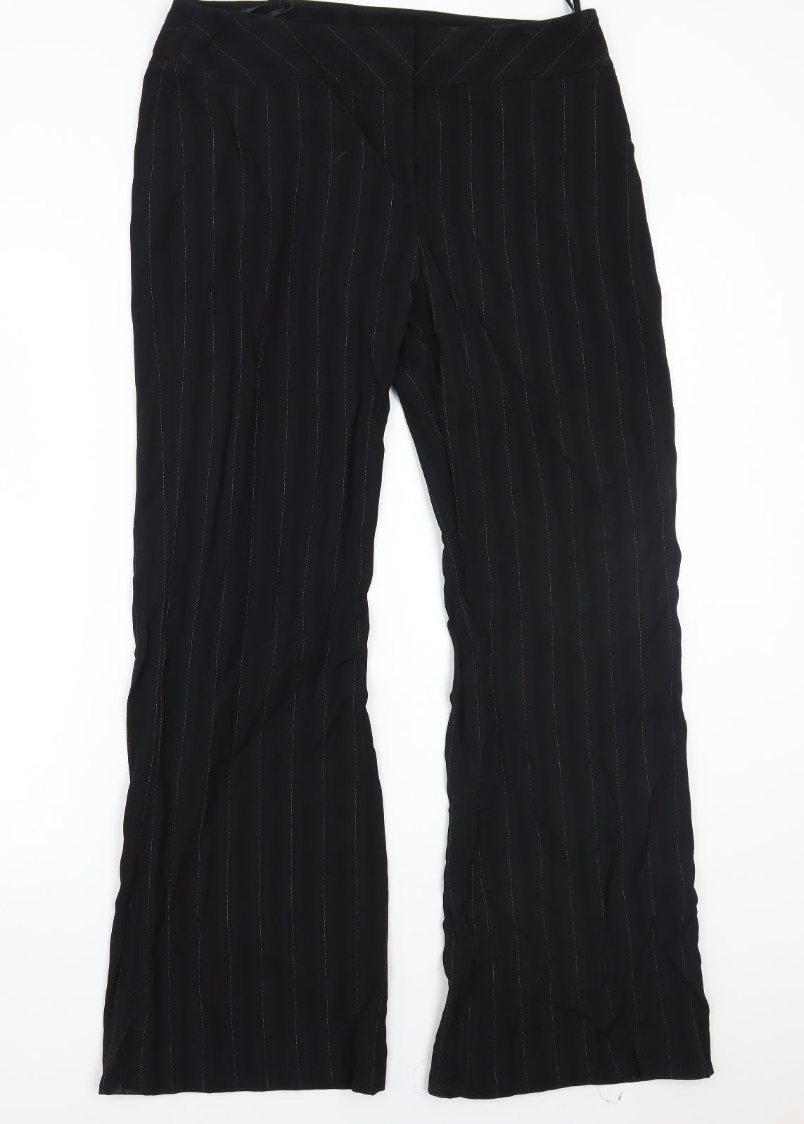 Wallis Womens Black   Trousers  Size 14 L30 in