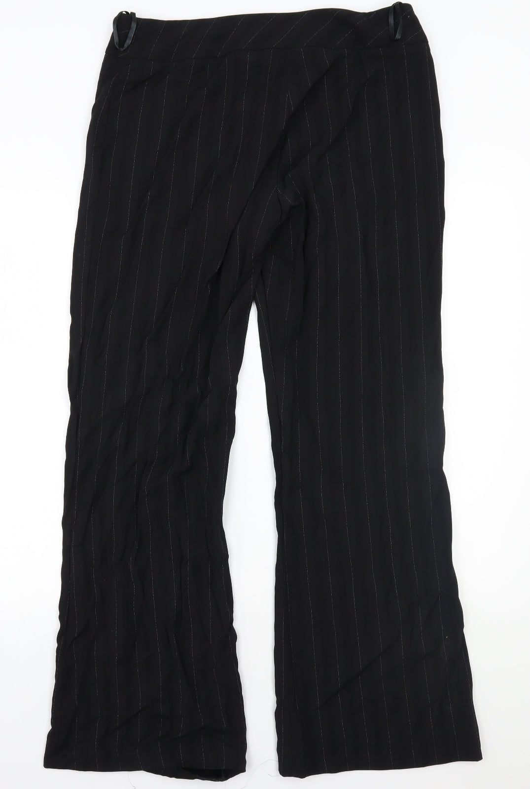 Wallis Womens Black   Trousers  Size 14 L30 in