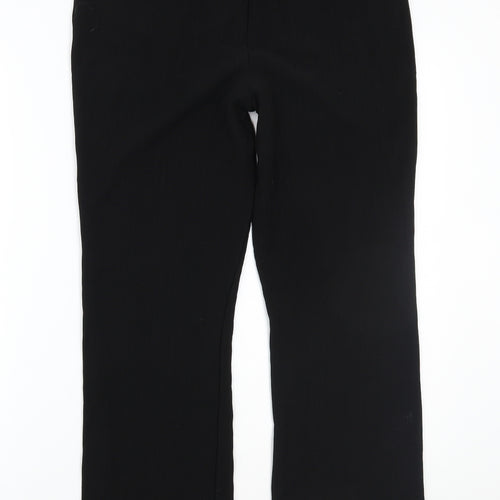Papaya Womens Black   Trousers  Size 14 L25 in