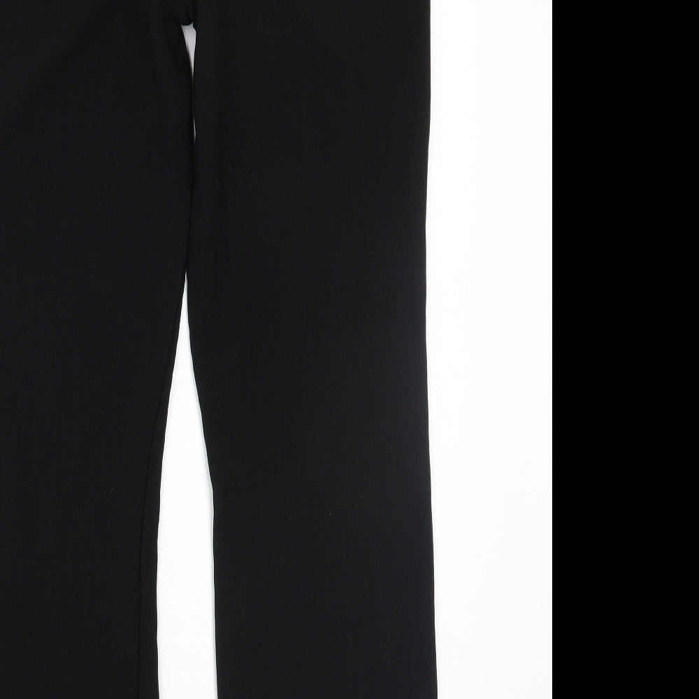 Papaya Womens Black   Trousers  Size 14 L25 in