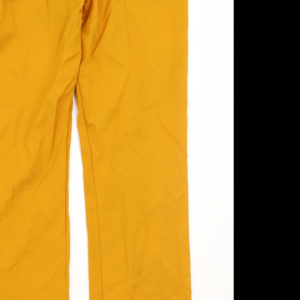ASOS Womens Yellow   Trousers  Size 10 L25 in