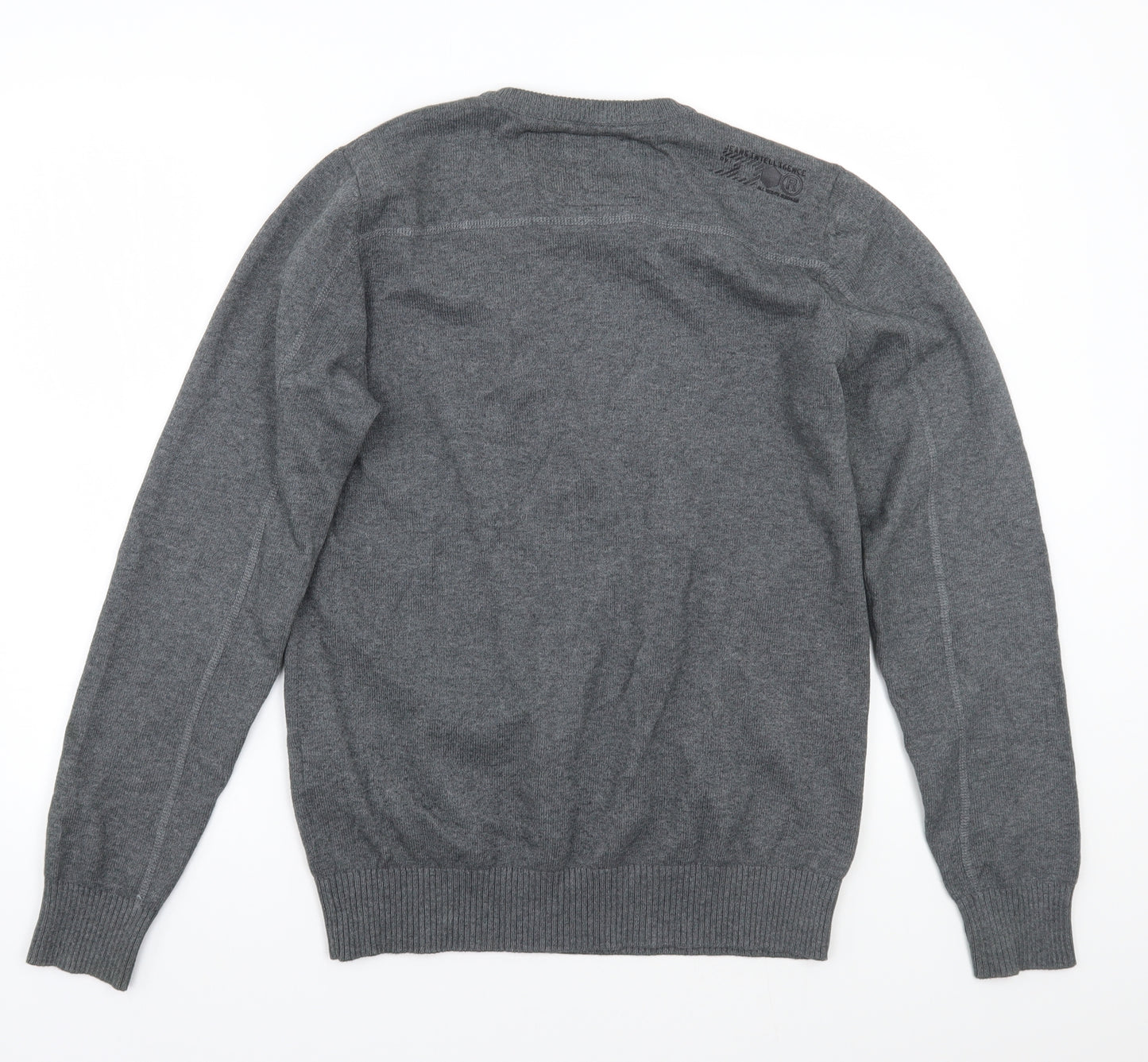 Jack&jones Mens Grey   Pullover Jumper Size M