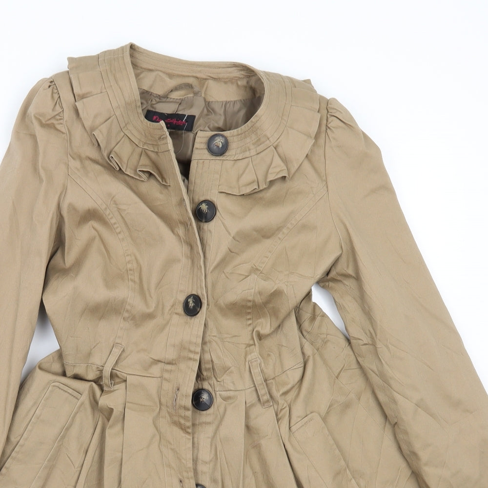 Miss Selfridge Womens Brown   Jacket Coat Size 8