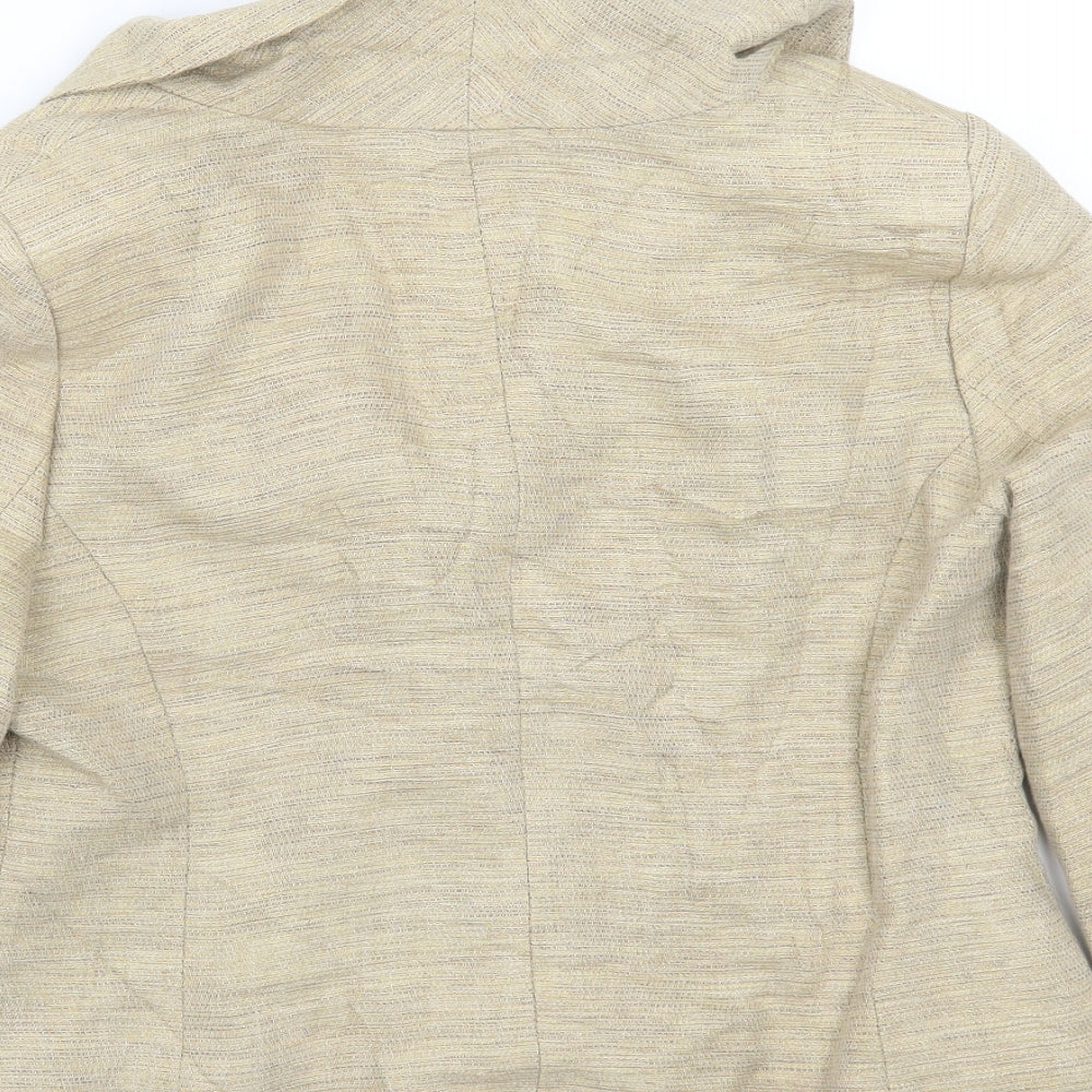 Planet Womens Beige   Jacket Coat Size 14