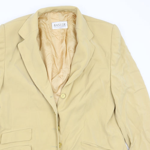 Bashler Womens Yellow   Jacket Blazer Size 14