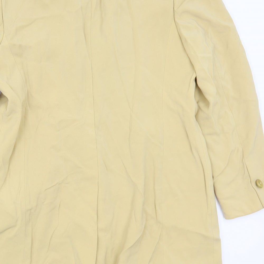 Bashler Womens Yellow   Jacket Blazer Size 14