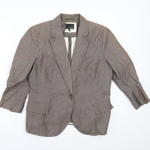 NEXT Womens Brown   Jacket Coat Size 16