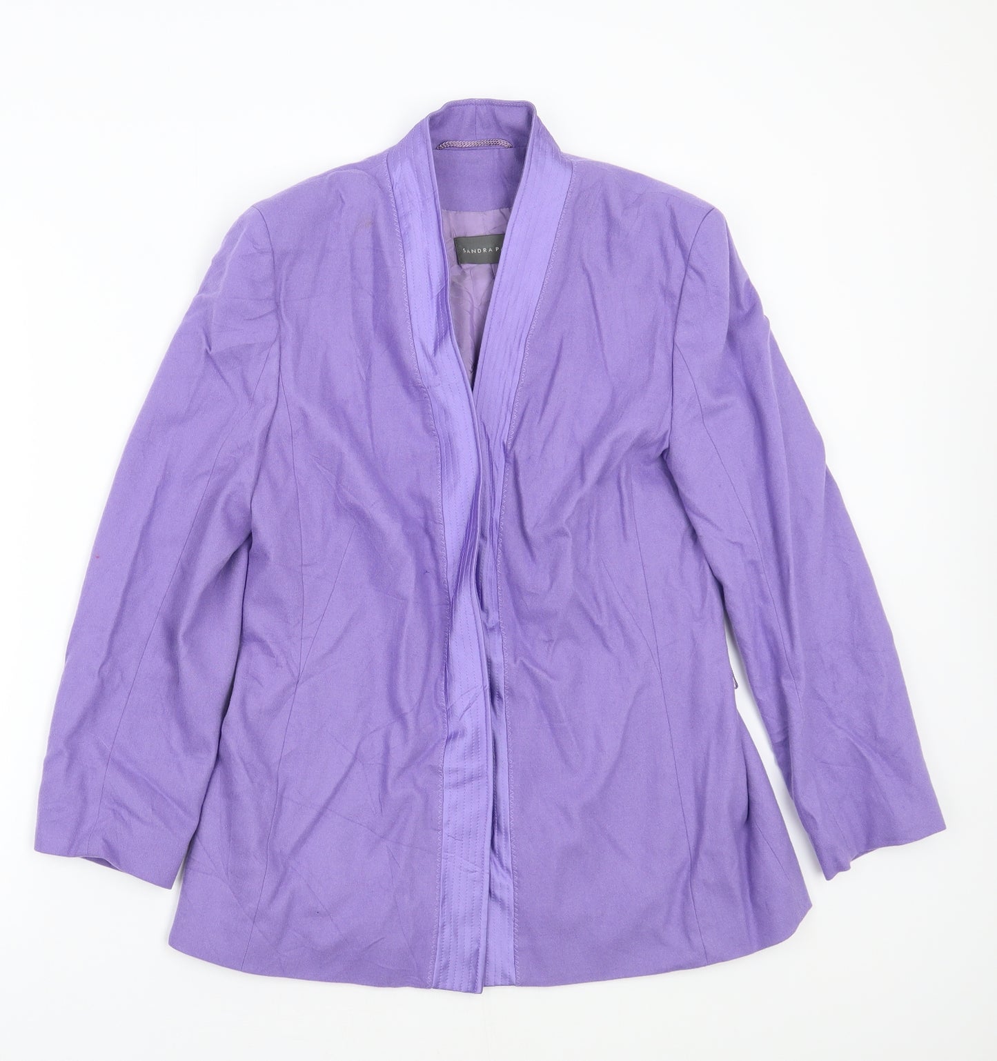 Sandra pabst Womens Purple   Jacket Blazer Size 14