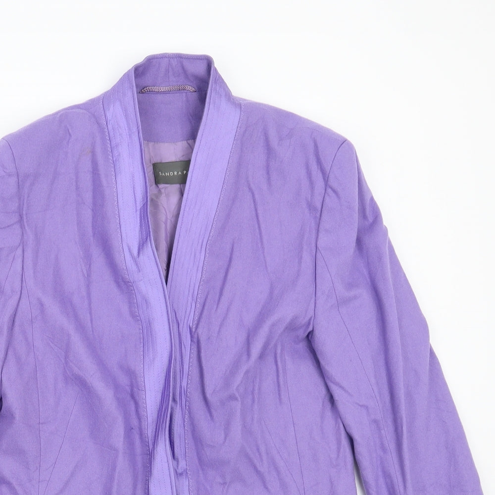 Sandra pabst Womens Purple   Jacket Blazer Size 14
