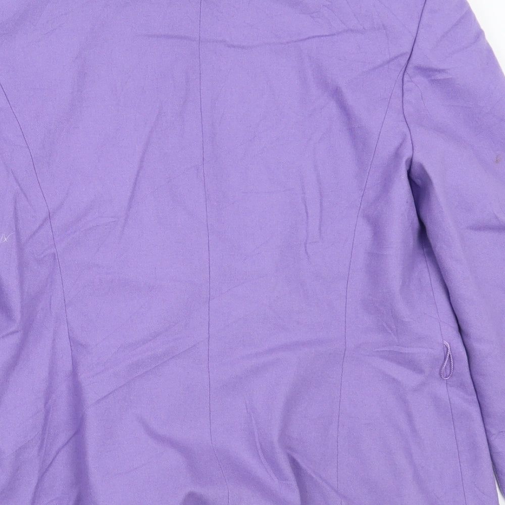 Sandra pabst Womens Purple   Jacket Blazer Size 14
