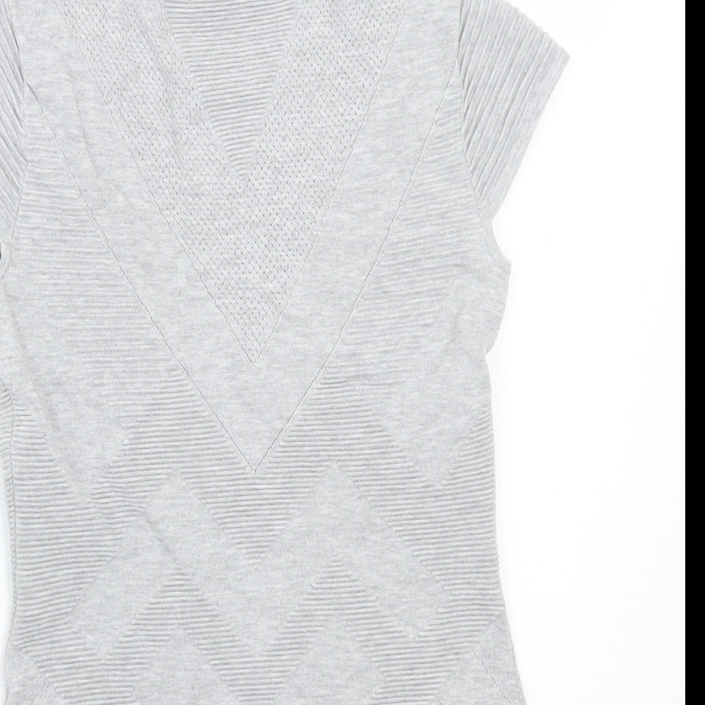 Karen Millen Womens Grey   Basic T-Shirt Size S