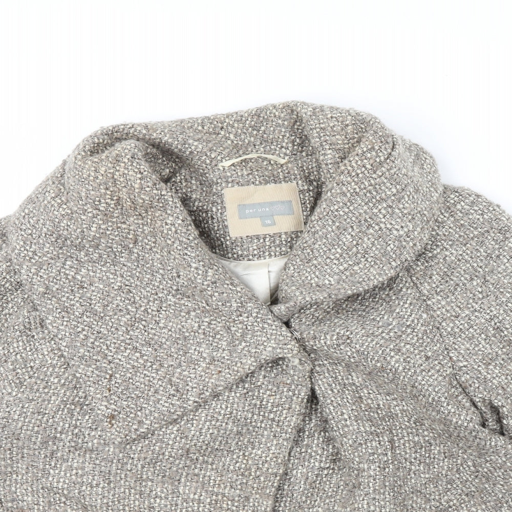 Per Una Womens Beige   Jacket  Size 16