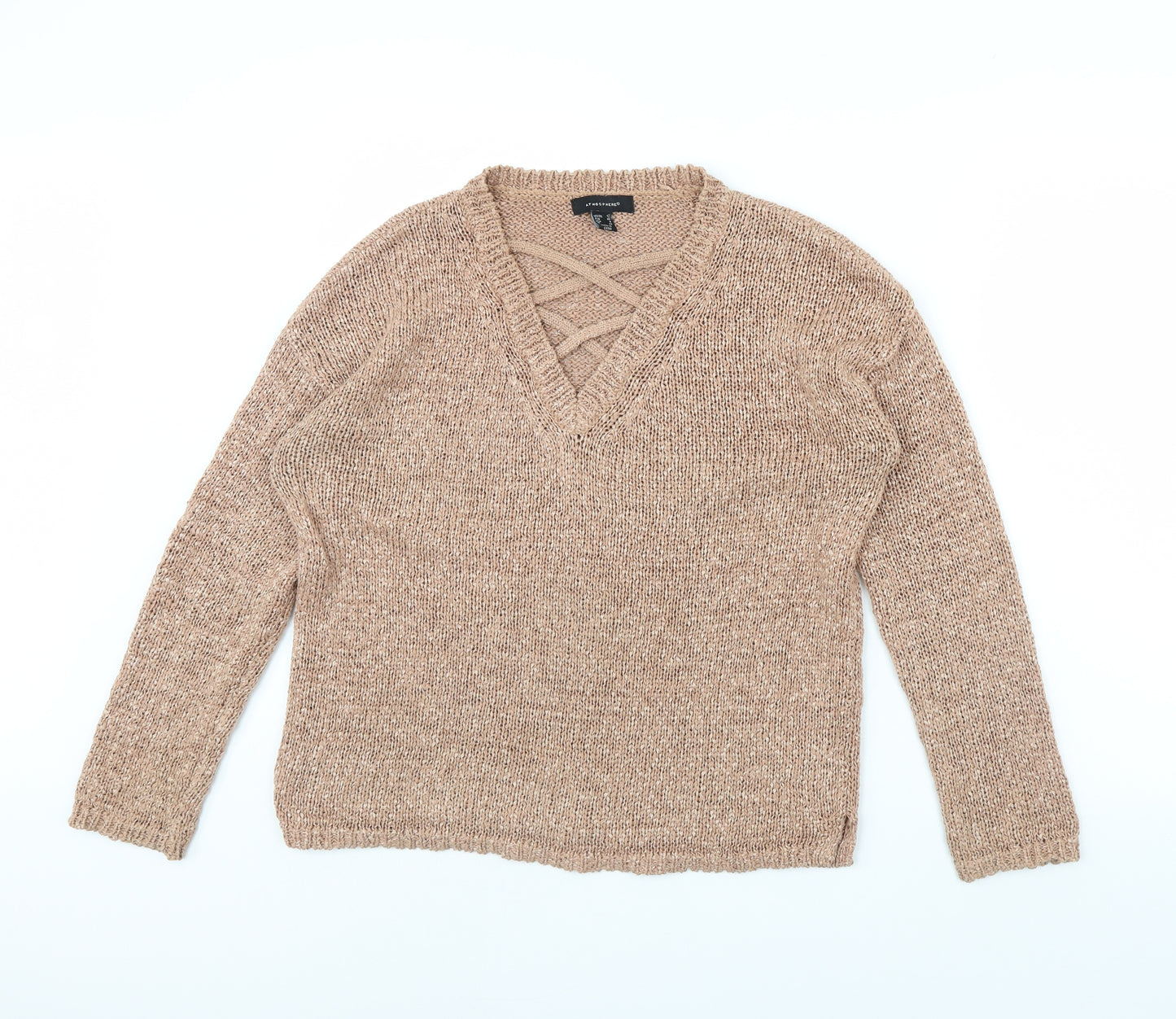 Atmosphere Womens Beige   Pullover Jumper Size 12