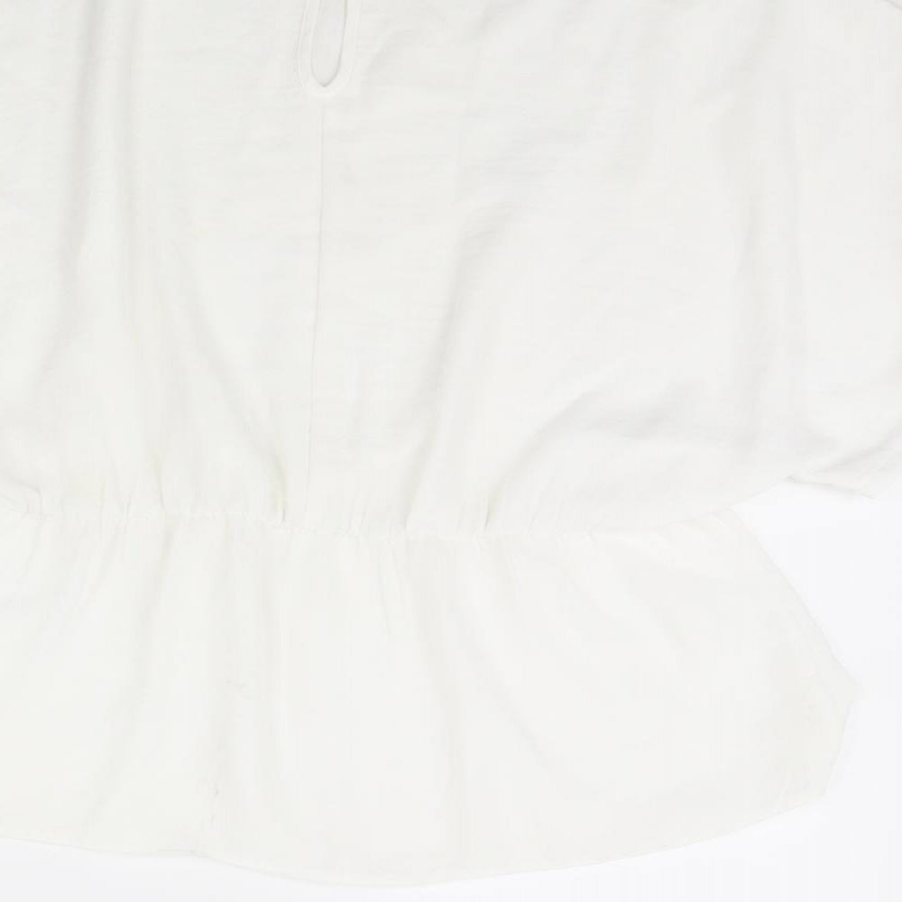 Primark Womens White   Basic Blouse Size 14