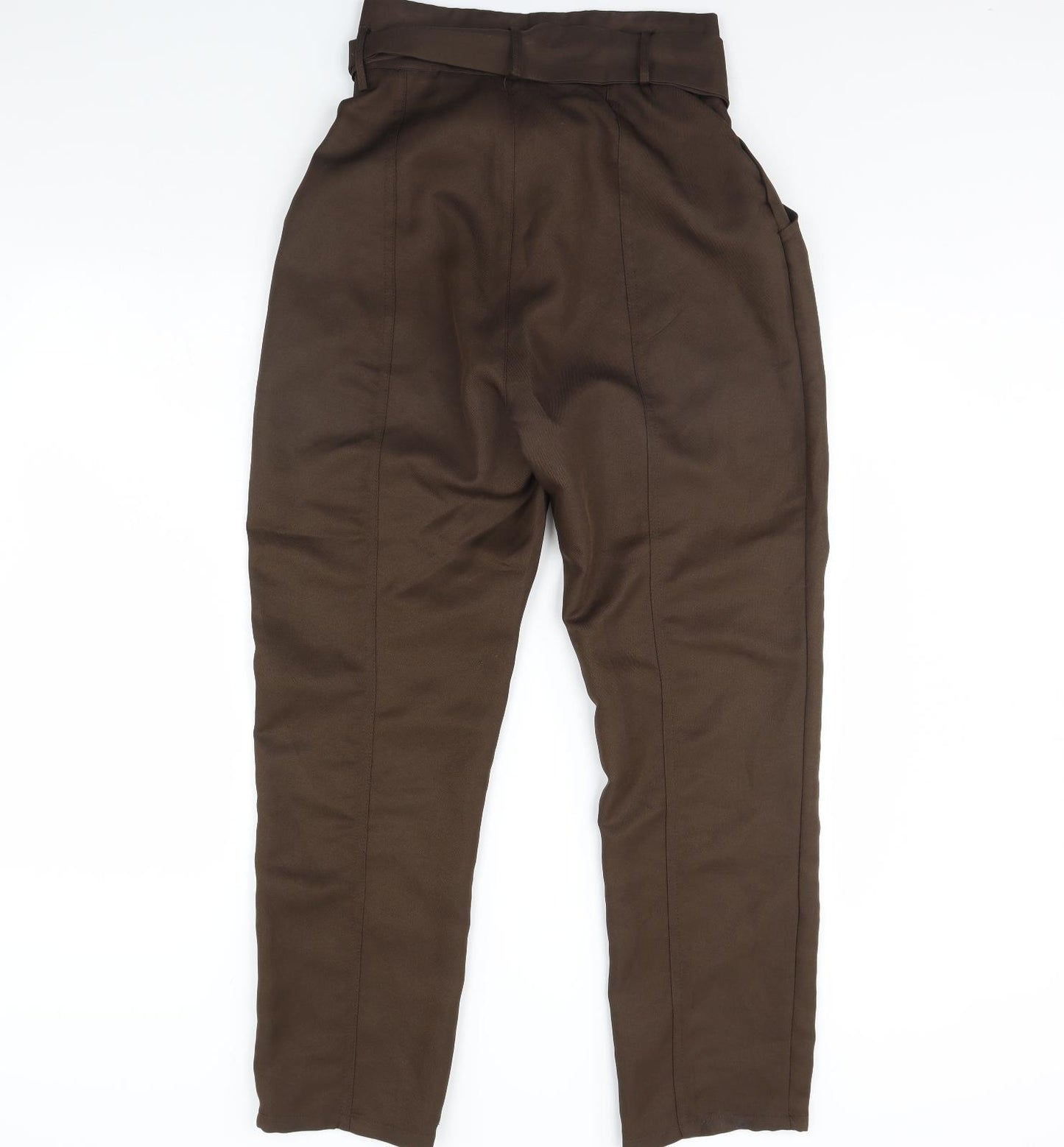 pretty little Thing Womens Brown   Trousers  Size 10 L29 in